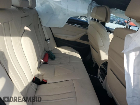 2018 BMW 5 Series 540i with VIN WBAJE5C53JG917921, listed as a Copart auction lot 54985805 with 75,307 mi miles and Salvage title. Bid and sale history available at DreamBid. Image 10.