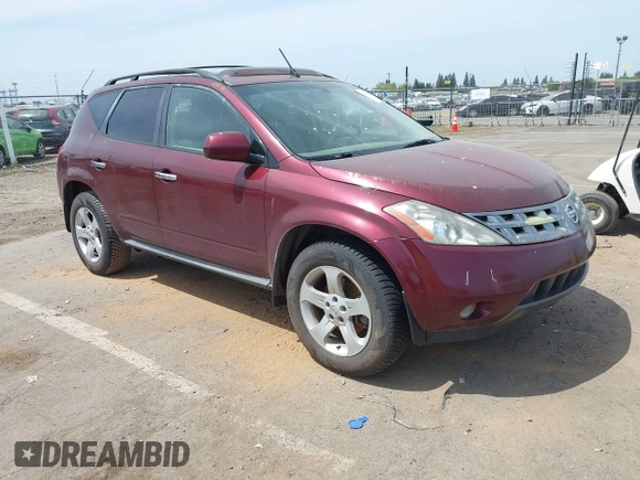 2005 Nissan Murano SL z VIN JN8AZ08WX5W435121, wystawiony jako IAAI lot #42115918 z przebiegiem 265 585 mil mil oraz . Historia ofert i sprzedaży dostępna na DreamBid. Obrazek 1.