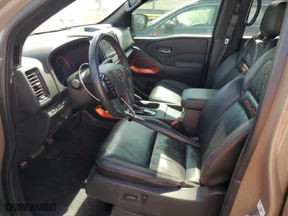 2023 Nissan Frontier PRO-4X with VIN 1N6ED1EK2PN634253, listed as a Copart auction lot 48523695 with 28,138 mi miles and Salvage Title. Bid and sale history available at carsss.com. Image 7.