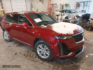 2021 Cadillac XT6 Luxury with VIN 1GYKPBR47MZ171653, listed as a IAAI auction lot 41564091 with 42,386 mi miles. Bid and sale history available at carsss.com. Image 1.