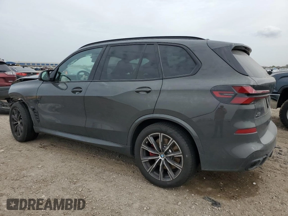 2024 BMW X5 M60i with VIN 5UX33EU03R9S57382, listed as a Copart auction lot 47561935 with 16,305 mi miles and Salvage Title. Bid and sale history available at carsss.com. Image 2.