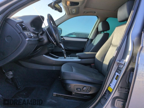 2013 BMW X3 xDrive28i with VIN 5UXWX9C55D0D08550, listed as a Copart auction lot 43002315 with 158,201 mi miles and Salvage Title. Bid and sale history available at carsss.com. Image 7.