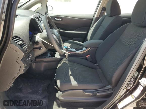 2017 Nissan LEAF SL with VIN 1N4BZ0CP7HC300142, listed as a Copart auction lot 65713354 with 3,679 mi miles and Clean Title. Bid and sale history available at carsss.com. Image 7.