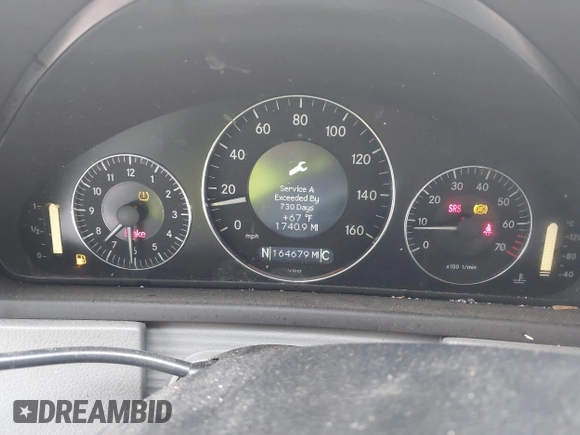 2008 Mercedes-Benz CLK 350 with VIN WDBTK56F48T094098, listed as a IAAI auction lot 42261956 with 164,679 mi miles and . Bid and sale history available at DreamBid. Image 7.