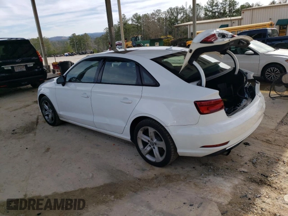 2017 Audi A3 Sedan Premium with VIN WAUB8GFF3H1059231, listed as a Copart auction lot 41212544 with 74,444 mi miles. Bid and sale history available at carsss.com. Image 2.