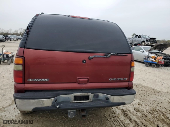 2002 Chevrolet Tahoe LT with VIN 1GNEC13Z52R257562, listed as a Copart auction lot 87718645 with 347,275 mi miles and Salvage Title. Bid and sale history available at carsss.com. Image 6.