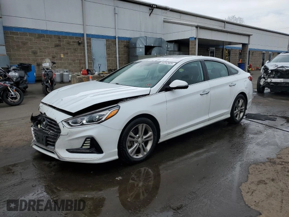 2018 Hyundai Sonata Sport with VIN 5NPE34AF1JH604328, listed as a Copart auction lot 53252525 with 80,276 mi miles and Salvage Title. Bid and sale history available at carsss.com. Image 1.