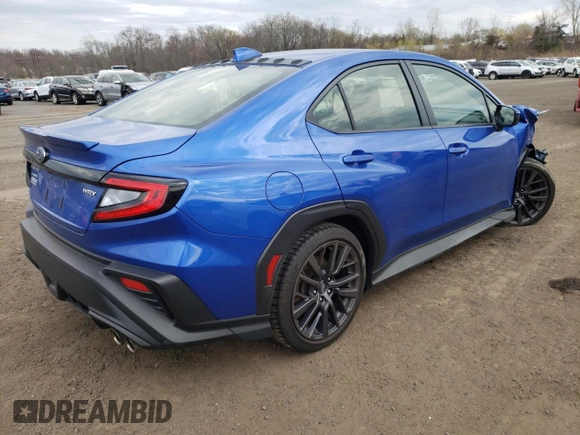 2024 Subaru WRX Premium with VIN JF1VBAH65R9803917, listed as a Copart auction lot 53911935 with 10,537 mi miles and Salvage title. Bid and sale history available at DreamBid. Image 3.