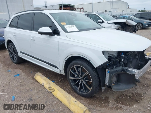 2021 Audi Q7 Premium Plus with VIN WA1LXAF7XMD032806, listed as a IAAI auction lot 41316768 with 47,032 mi miles and . Bid and sale history available at DreamBid. Image 1.