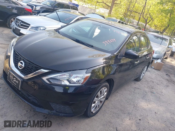 2019 Nissan Sentra S with VIN 3N1AB7AP3KY344694, listed as a IAAI auction lot 41980872 with 151,371 mi miles. Bid and sale history available at carsss.com. Image 17.