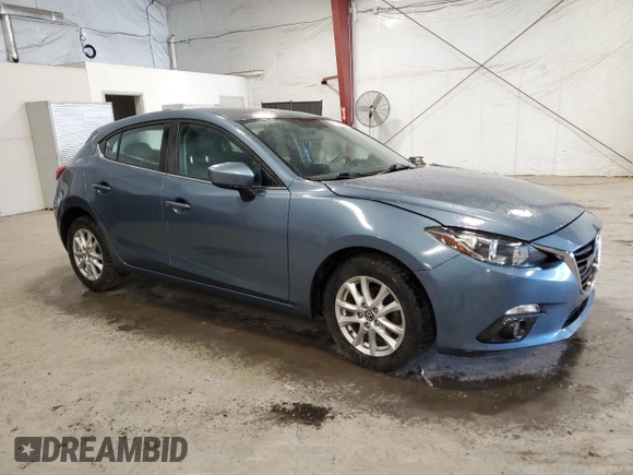 2015 Mazda 3 i Grand Touring with VIN 3MZBM1M72FM201251, listed as a Copart auction lot 51919635 with 79,826 mi miles and Salvage Title. Bid and sale history available at DreamBid. Image 4.