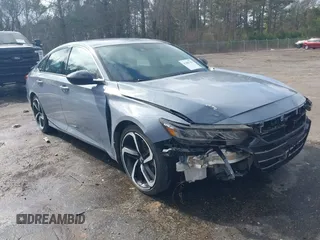 2022 Honda Accord Sedan Sport SE with VIN 1HGCV1F48NA062120, listed as a IAAI auction lot 41485781 with 38,640 mi miles. Bid and sale history available at carsss.com. Image 1.