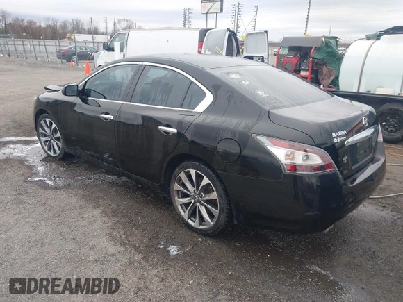 2012 Nissan Maxima S with VIN 1N4AA5AP5CC817645, listed as a IAAI auction lot 41517001 with 224,233 mi miles and . Bid and sale history available at DreamBid. Image 3.