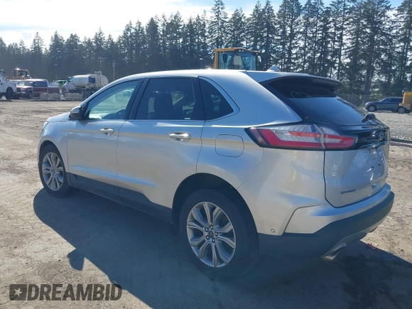 2019 Ford Edge Titanium with VIN 2FMPK4K90KBC22398, listed as a IAAI auction lot 41622564 with 109,538 mi miles. Bid and sale history available at carsss.com. Image 3.