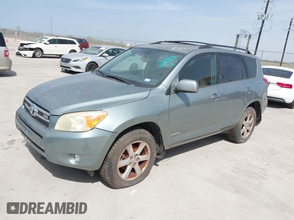 2008 Toyota RAV4 Ltd with VIN JTMBK31V586035589, listed as a IAAI auction lot 41844392 with 333,067 mi miles. Bid and sale history available at carsss.com. Image 2.