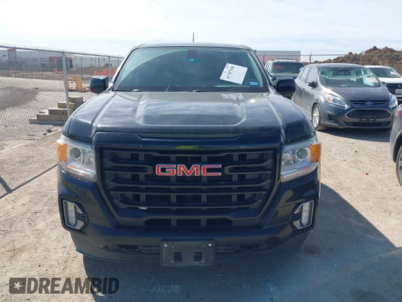 2021 GMC Canyon 2WD Elevation with VIN 1GTG5CEN8M1210433, listed as a IAAI auction lot 41787940 with 77,581 mi miles. Bid and sale history available at carsss.com. Image 12.
