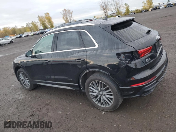 2019 Audi Q3 S line Prestige with VIN WA1FECF38K1079598, listed as a Copart auction lot 75451884 with 71,486 mi miles and Salvage Title. Bid and sale history available at carsss.com. Image 2.