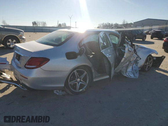 2017 Mercedes-Benz E 300 Luxury with VIN WDDZF4JB2HA035115, listed as a Copart auction lot 87998155 with Not provided miles and Salvage title. Bid and sale history available at DreamBid. Image 3.