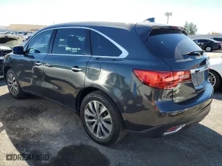 2014 Acura MDX Tech Pkg with VIN 5FRYD3H49EB005026, listed as a Copart auction lot 50574725 with 122,881 mi miles and Salvage Title. Bid and sale history available at carsss.com. Image 2.