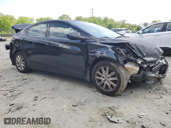 2015 Hyundai Elantra SE z VIN 5NPDH4AE0FH556185, wystawiony jako Copart lot #55722115 z przebiegiem 131 798 mil mil oraz Szkody całkowita. Historia ofert i sprzedaży dostępna na DreamBid. Obrazek 4.
