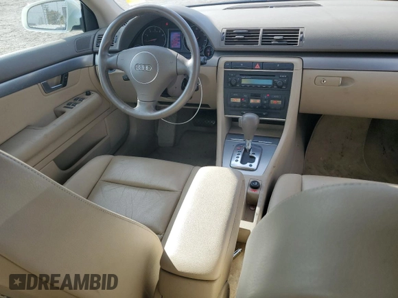 2004 Audi A4 1.8T z VIN WAUJC68E44A251969, wystawiony jako Copart lot #83462074 z przebiegiem 75 854 mil mil oraz Szkoda całkowita • Salvage title. Historia ofert i sprzedaży dostępna na DreamBid. Obrazek 8.