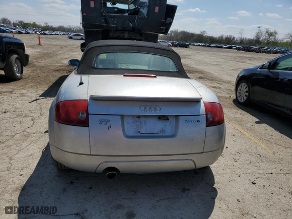 2002 Audi TT with VIN TRUTC28N721009989, listed as a Copart auction lot 52830875 with 0 mi miles and Clean Title. Bid and sale history available at carsss.com. Image 6.