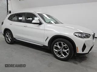 2024 BMW X3 xDrive30i with VIN 5UX53DP06R9V46500, listed as a Copart auction lot 53400455 with 31,285 mi miles and Clean Title. Bid and sale history available at DreamBid. Image 4.