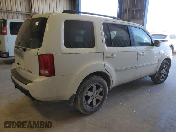 2010 Honda Pilot Touring with VIN 5FNYF3H8XAB019977, listed as a Copart auction lot 75955974 with 136,873 mi miles and Salvage Title. Bid and sale history available at DreamBid. Image 3.