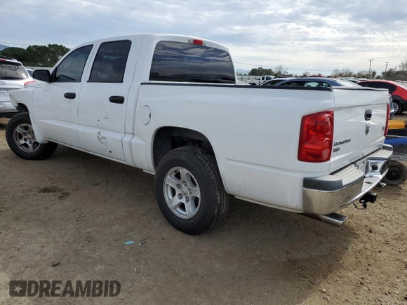 2005 Dodge Dakota SLT with VIN 1D7HE48N35S263600, listed as a Copart auction lot 46705555 with 128,519 mi miles and Salvage Title. Bid and sale history available at DreamBid. Image 2.