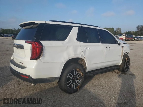 2021 GMC Yukon AT4 with VIN 1GKS2CKD7MR304131, listed as a Copart auction lot 67083384 with 44,714 mi miles and Salvage Title. Bid and sale history available at carsss.com. Image 3.