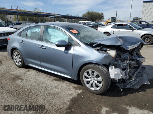 2021 Toyota Corolla LE with VIN 5YFEPMAEXMP212600, listed as a Copart auction lot 50025145 with 66,365 mi miles and Salvage Title. Bid and sale history available at carsss.com. Image 4.
