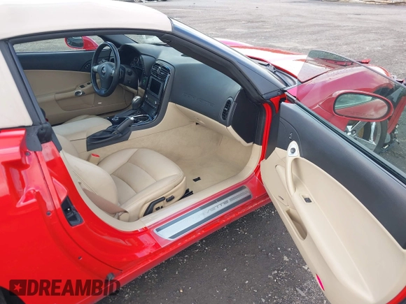2008 Chevrolet Corvette with VIN 1G1YY36W185107235, listed as a IAAI auction lot 42454491 with 30,044 mi miles and . Bid and sale history available at DreamBid. Image 5.