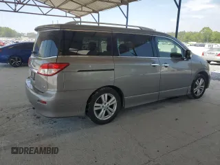 2013 Nissan Quest LE z VIN JN8AE2KP2D9066289, wystawiony jako Copart lot #53097475 z przebiegiem 122 150 mil mil oraz Szkoda całkowita • Salvage title. Historia ofert i sprzedaży dostępna na DreamBid. Obrazek 3.