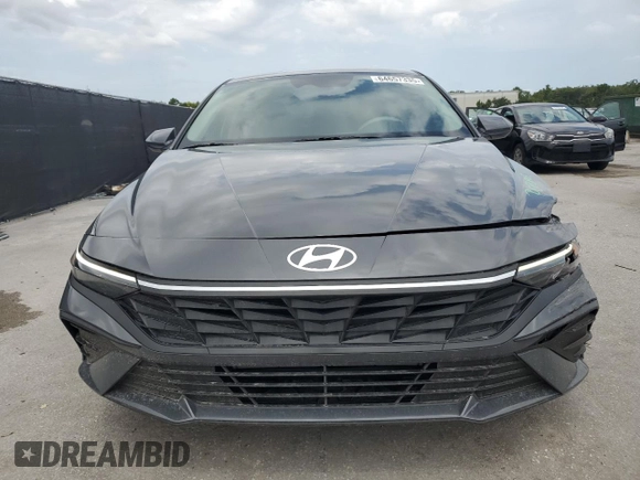 2024 Hyundai Elantra SE with VIN KMHLL4DGXRU814158, listed as a Copart auction lot 64657335 with 13,995 mi miles and Non repairable. Bid and sale history available at DreamBid. Image 5.
