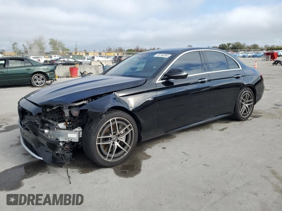 2021 Mercedes-Benz E-Class AMG E 53 with VIN W1KZF6BB2MA935839, listed as a Copart auction lot 86156364 with 28,290 mi miles and Non Repairable. Bid and sale history available at carsss.com. Image 1.