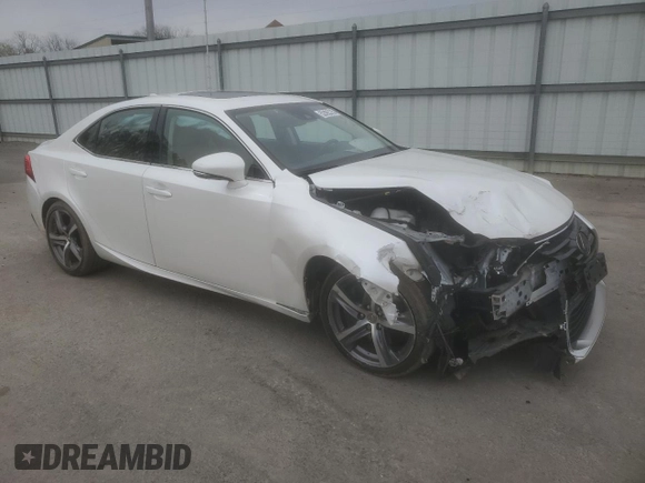 2018 Lexus IS with VIN JTHC81D29J5030284, listed as a Copart auction lot 52493275 with 52,964 mi miles and Salvage Title. Bid and sale history available at carsss.com. Image 4.