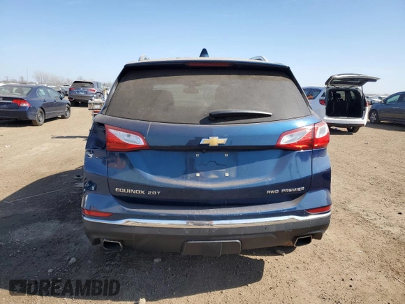 2019 Chevrolet Equinox Premier with VIN 2GNAXYEX6K6248937, listed as a Copart auction lot 48975255 with 52,038 mi miles and Salvage Title. Bid and sale history available at carsss.com. Image 6.