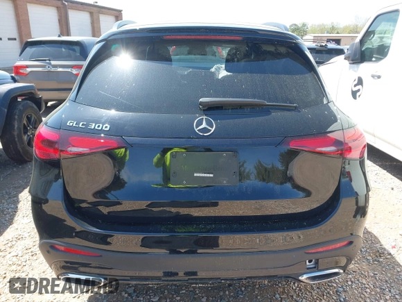 2023 Mercedes-Benz GLC with VIN W1NKM4GB9PU021131, listed as a IAAI auction lot 41923553 with 1 mi miles. Bid and sale history available at carsss.com. Image 16.