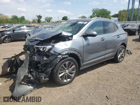 2022 Buick Encore GX Essence with VIN KL4MMGSL3NB011134, listed as a Copart auction lot 57134005 with 88,021 mi miles and Salvage title. Bid and sale history available at DreamBid. Image 1.