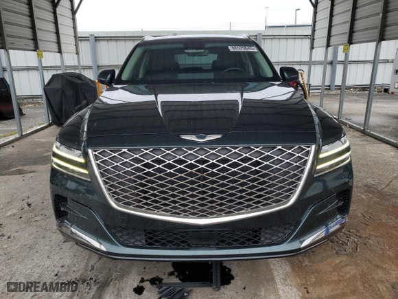 2023 Genesis GV80 with VIN KMUHBDSB1PU122319, listed as a Copart auction lot 88525845 with 31,645 mi miles and Salvage Title. Bid and sale history available at carsss.com. Image 5.