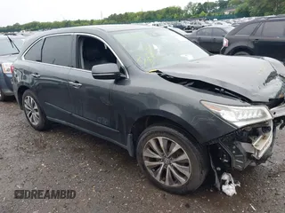 2016 Acura MDX Technology z VIN 5FRYD4H41GB040524, wystawiony jako IAAI lot #42473780 z przebiegiem 195 266 mil mil oraz . Historia ofert i sprzedaży dostępna na DreamBid. Obrazek 1.
