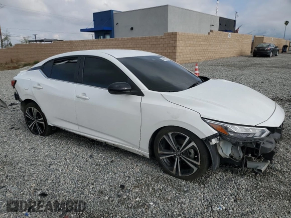 2021 Nissan Sentra SR z VIN 3N1AB8DV6MY329349, wystawiony jako Copart lot #54889025 z przebiegiem 60 112 mil mil oraz Szkoda całkowita • Salvage title. Historia ofert i sprzedaży dostępna na DreamBid. Obrazek 4.