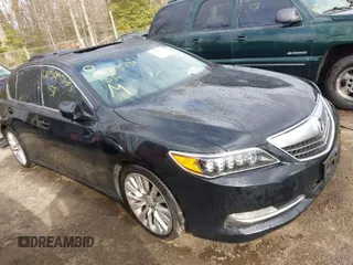 2014 Acura RLX Tech Pkg with VIN JH4KC1F52EC007660, listed as a IAAI auction lot 41595235 with 78,158 mi miles. Bid and sale history available at carsss.com. Image 1.