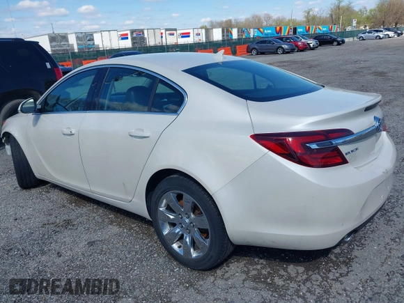 2014 Buick Regal with VIN 2G4GK5EX7E9185183, listed as a IAAI auction lot 41983224 with 164,540 mi miles. Bid and sale history available at carsss.com. Image 3.