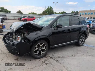 2015 Subaru Forester XT Touring with VIN JF2SJGUC0FH825518, listed as a Copart auction lot 59537665 with 145,459 mi miles and Salvage title. Bid and sale history available at DreamBid. Image 1.