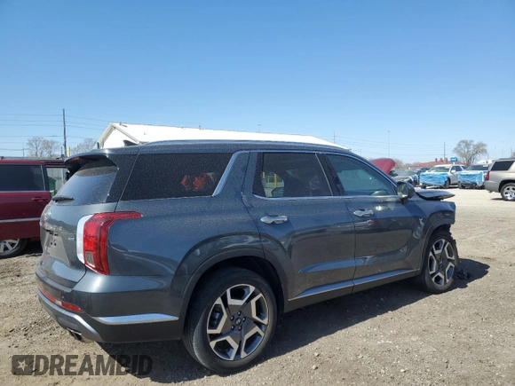 2023 Hyundai Palisade Limited z VIN KM8R5DGE1PU517064, wystawiony jako Copart lot #51810615 z przebiegiem 25 490 mil mil oraz Szkoda całkowita • Salvage title. Historia ofert i sprzedaży dostępna na DreamBid. Obrazek 3.