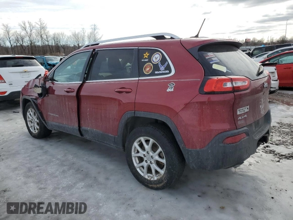 2014 Jeep Cherokee Altitude with VIN 1C4PJMCS7EW230154, listed as a Copart auction lot 88970105 with 75,482 mi miles and Salvage Title. Bid and sale history available at carsss.com. Image 2.