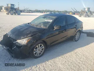 2017 Toyota Yaris iA with VIN 3MYDLBYV4HY151253, listed as a Copart auction lot 50680165 with 75,356 mi miles and Salvage Title. Bid and sale history available at carsss.com. Image 1.