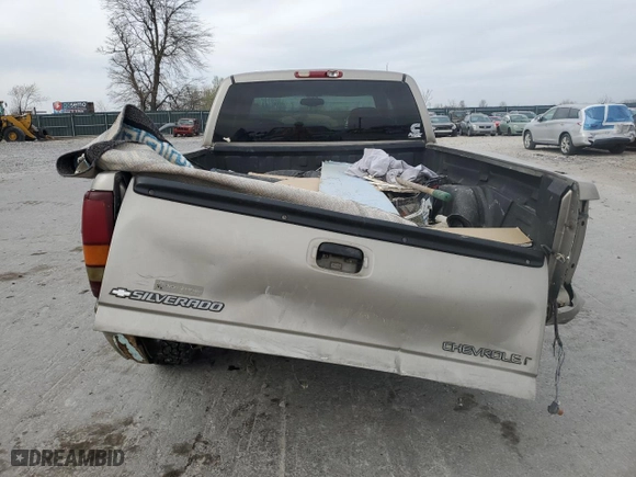 2001 Chevrolet Silverado 1500 LT with VIN 1GCEK19TX1Z171225, listed as a Copart auction lot 50086775 with 344,590 mi miles and Salvage Title. Bid and sale history available at carsss.com. Image 6.