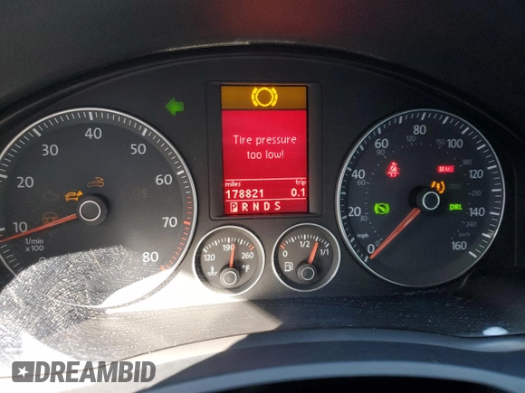 2009 Volkswagen Eos Komfort with VIN WVWBA71F19V010859, listed as a Copart auction lot 48767345 with 178,821 mi miles and Non Repairable. Bid and sale history available at DreamBid. Image 9.